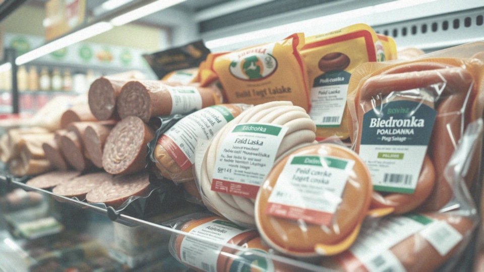 Jakie są popularne rodzaje kiełbas grillowych w Biedronce?
