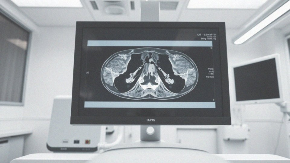 Jakie zmiany patologiczne można zobaczyć w wynikach tomografii?