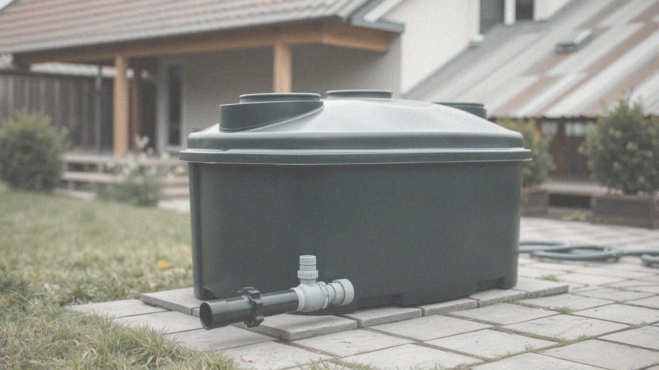 Jakie akcesoria są potrzebne do montażu zbiornika na deszczówkę?