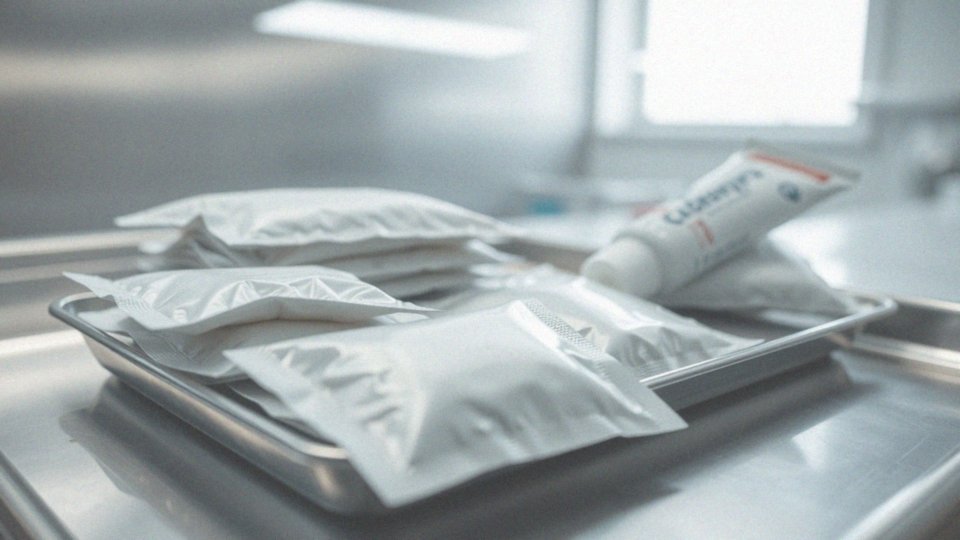 Jakie materiały opatrunkowe są stosowane przy leczeniu oparzeń?