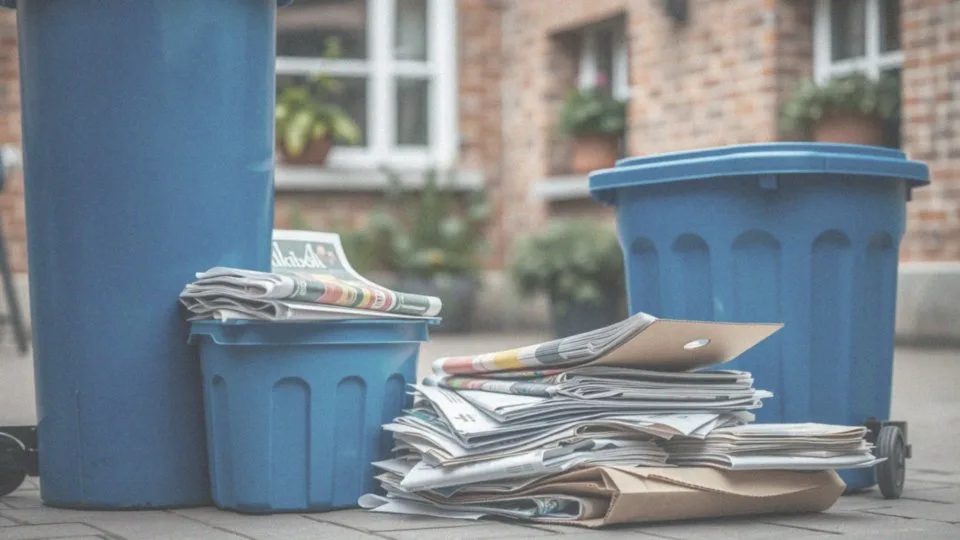 Jakie odpady można wrzucać do niebieskiego pojemnika?