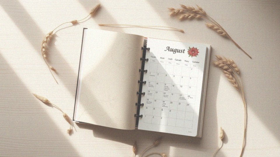 Co zawiera kalendarz imienin sierpnia?