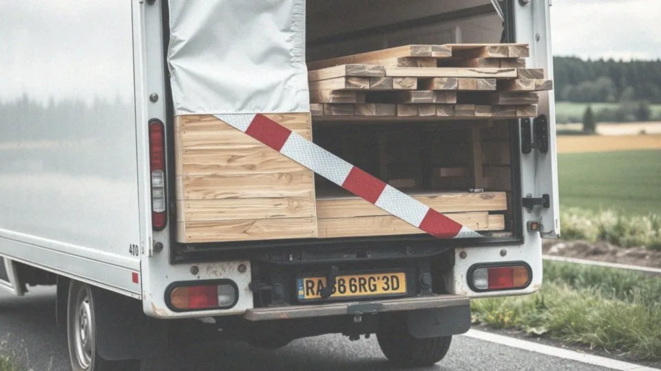Oznaczenie ładunku wystającego z tyłu – przepisy i zasady bezpieczeństwa